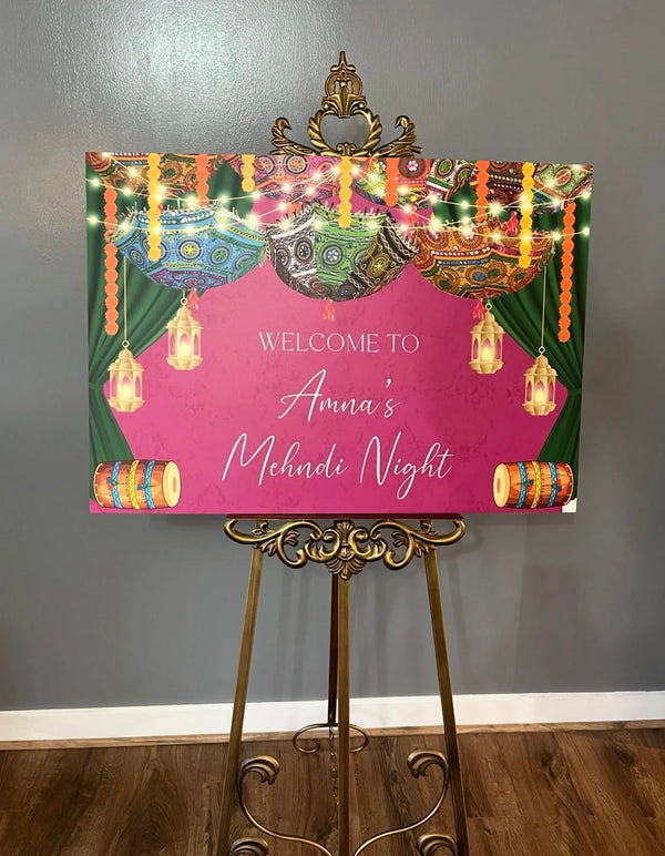 Welcome board